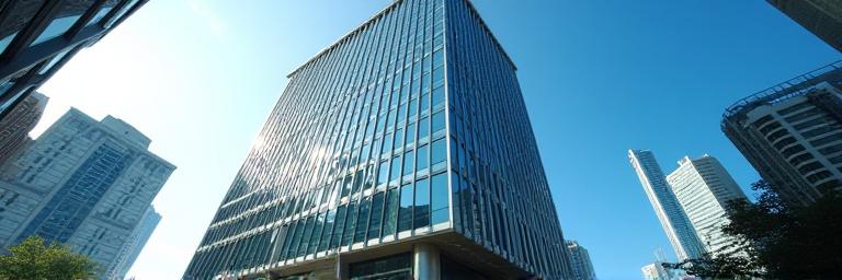 都市の中心に建つ革新的な商業ビル「スカイタワー」